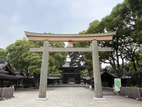 明治神宮の鳥居