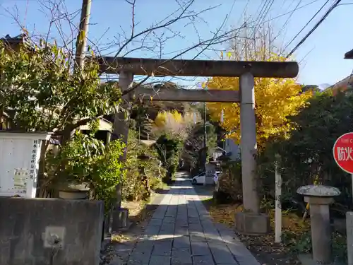 五所神社の鳥居