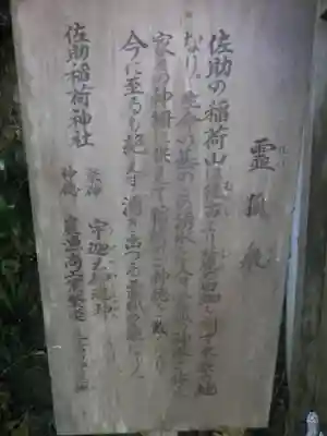 佐助稲荷神社の歴史