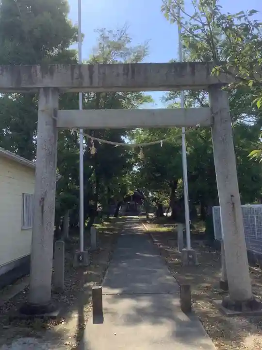 神明社(開明東沼)の鳥居