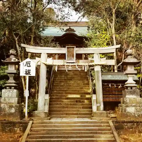 篠崎浅間神社の鳥居