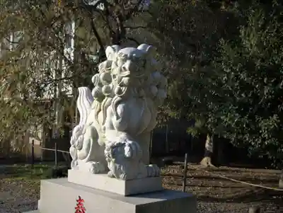 山本浅間神社の狛犬