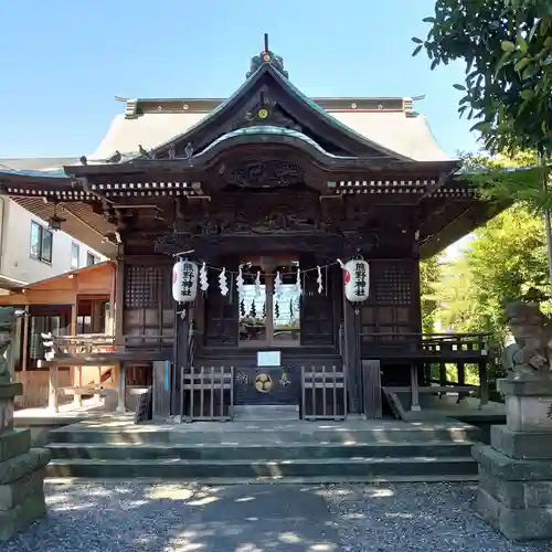 立川熊野神社の本殿・本堂