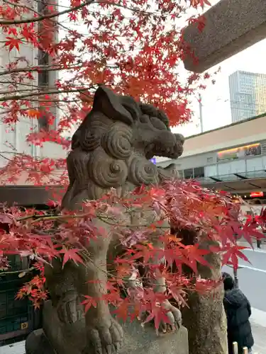 綱敷天神社御旅社の狛犬