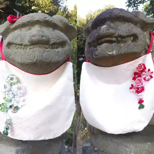 菊田神社の狛犬