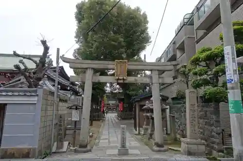 阿倍王子神社の鳥居