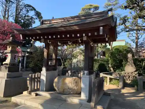 薭田神社の手水舎