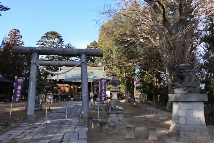 三春大神宮の景色