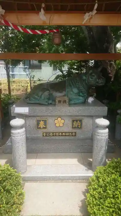 岡村天満宮の狛犬