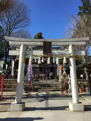 川越八幡宮の鳥居
