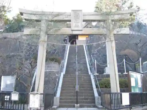 永田春日神社の鳥居