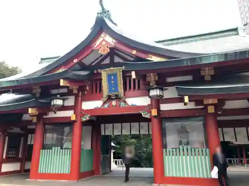 日枝神社の山門