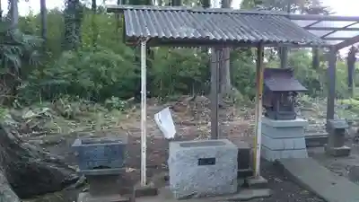 神明神社の手水舎