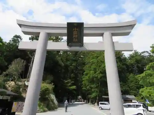 小國神社の鳥居