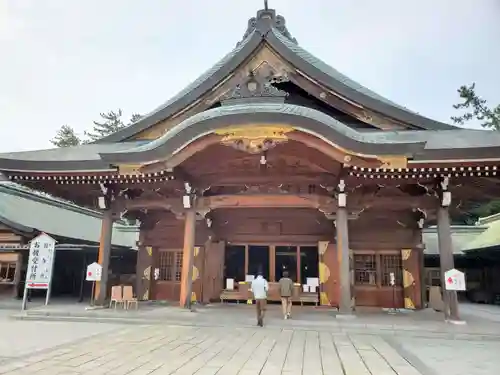 新潟縣護國神社の本殿・本堂