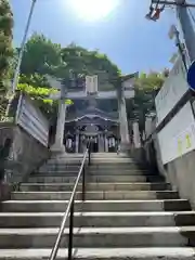 石川町諏訪神社の鳥居
