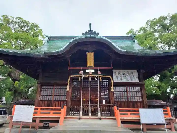 與賀神社の本殿・本堂