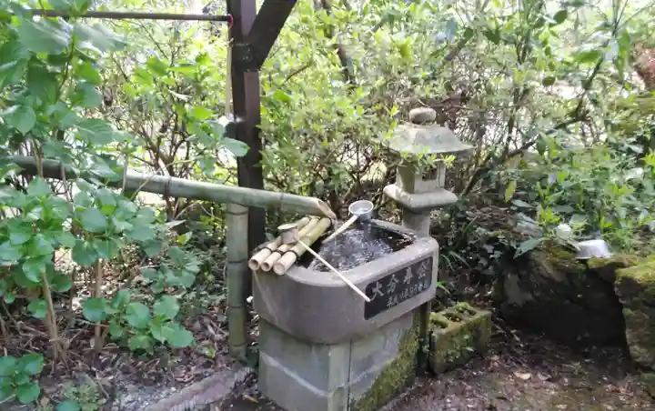 荒田阿弥陀堂の手水舎