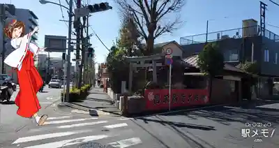 昌栄稲荷神社の鳥居