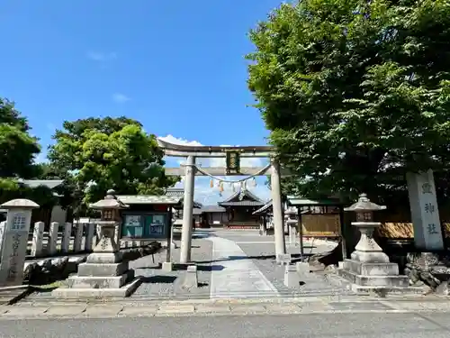 下桂御霊神社の鳥居
