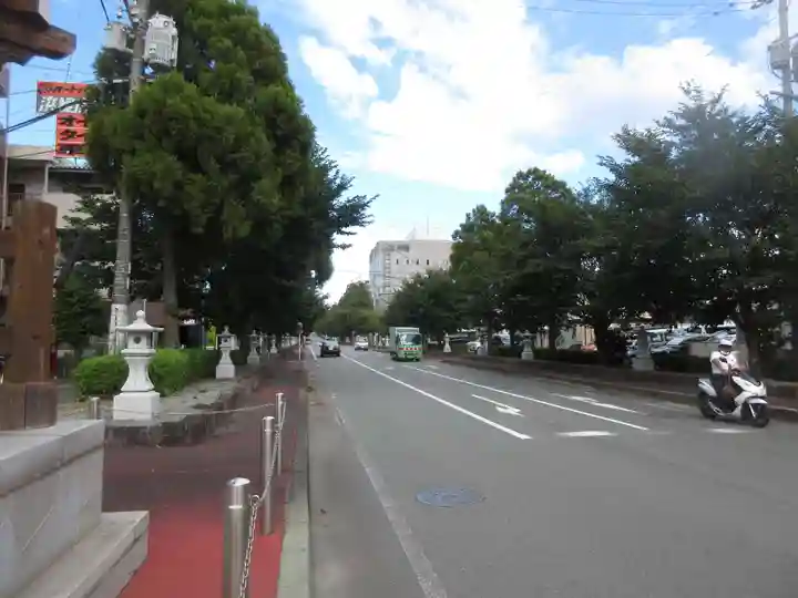 健軍神社の周辺