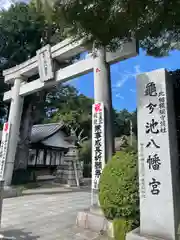 亀ケ池八幡宮の鳥居