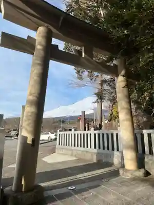 富士山東口本宮 冨士浅間神社の鳥居