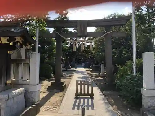 薭田神社の鳥居