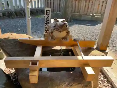 大神社の手水舎