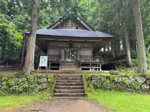 戸隠神社火之御子社の本殿