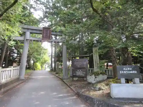 冨士御室浅間神社の鳥居