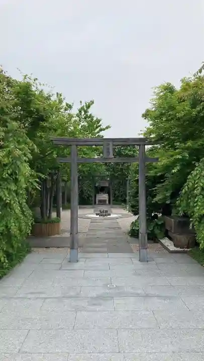 鉄道神社の鳥居