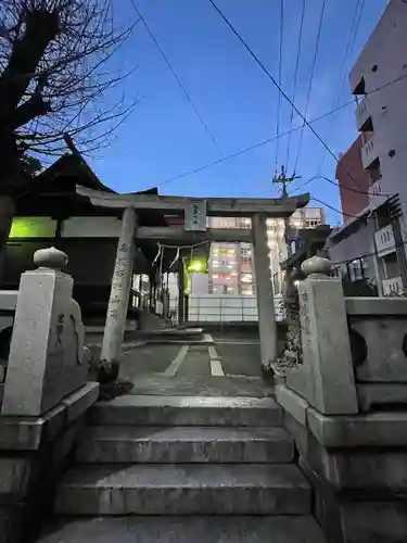 瑜伽神社　(大黒神社、蛭子神社)の鳥居