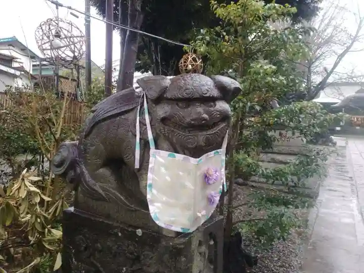 菊田神社の狛犬