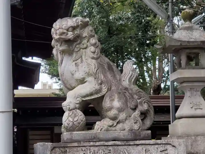 片山八幡神社の狛犬