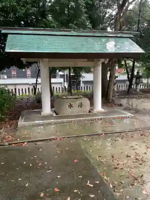 八田神明社の手水舎