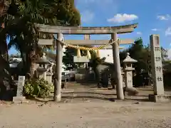 諏訪神社（虎石）の鳥居