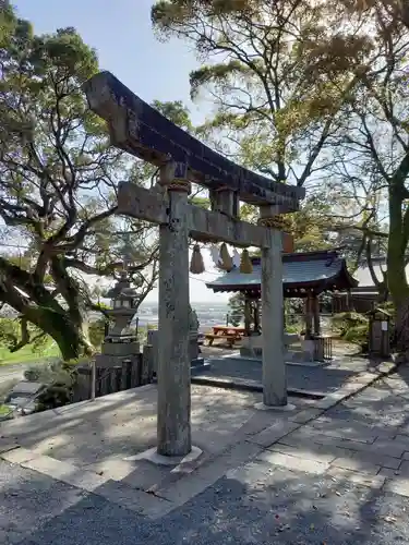 千栗八幡宮の鳥居