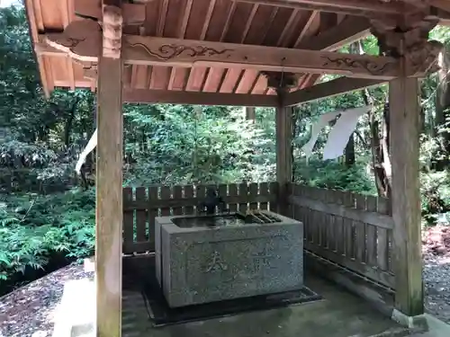 久須夜神社の手水舎