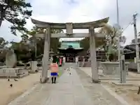 三津厳島神社の鳥居