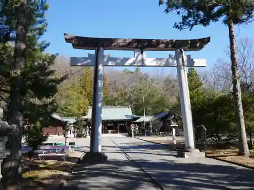 山梨縣護國神社の鳥居