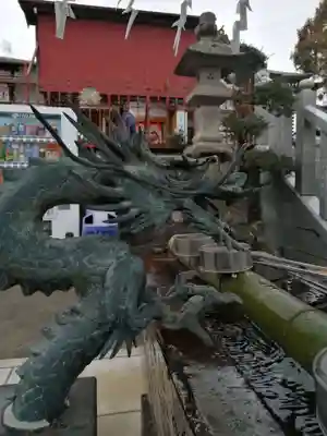 武蔵第六天神社の手水舎