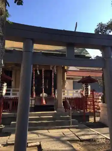 皆中稲荷神社の鳥居