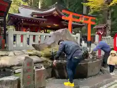 箱根神社の手水