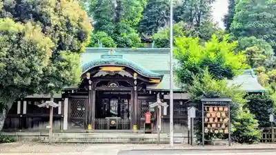 白金氷川神社の本殿・本堂