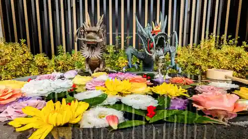 駒込妙義神社の手水舎