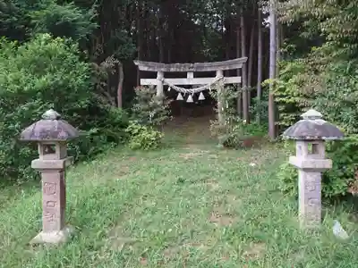 阿口社（赤坂町）の鳥居