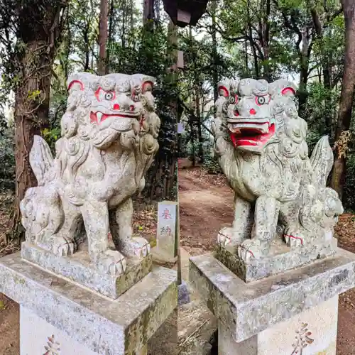 桑橋熊野神社の狛犬