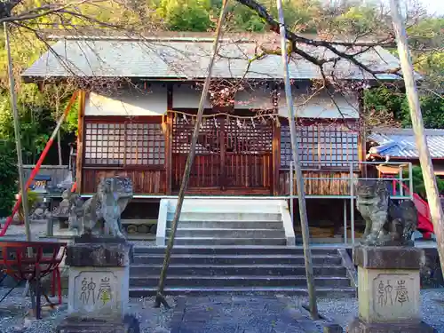 神明神社の本殿