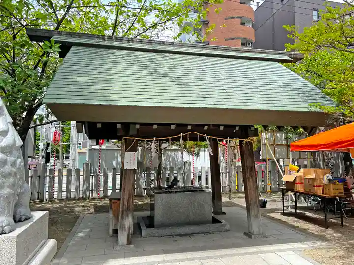 北海道神宮頓宮の手水舎